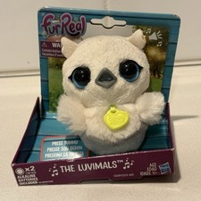 NEW Fur Real Baby Grand White Owl The Luvimals Hasbro Tiger TESTED & Works!