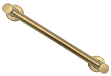 24 in Designer Grab Bar Brushed Brass Bathroom Shower Safety GB-HELIOS-24-bb