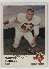 1961 Fleer Marvin Terrell #206 17vs