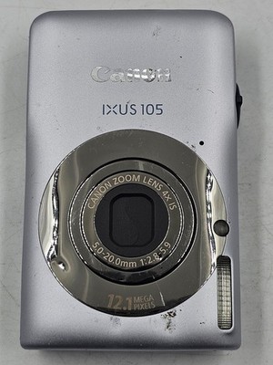 Canon Ixus 105 12,1 MP Digitalkamera Silber - Funktioniert