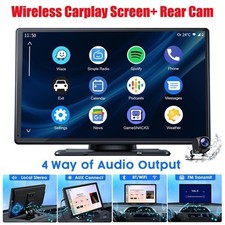 9" Touch Screen Car Stereo Wireless Apple Car Play Android Auto Backup Camera
