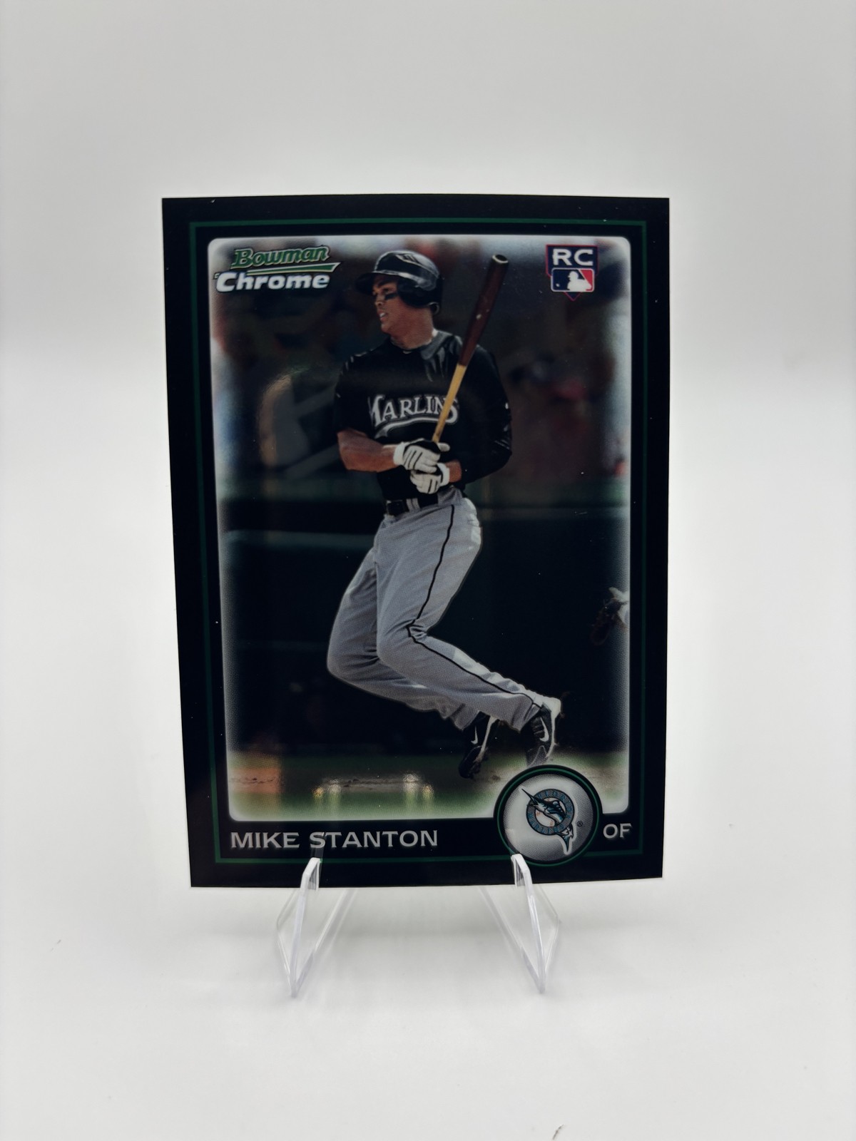 2010 Bowman Chrome - Giancarlo Stanton #198 Mike on Card (RC)