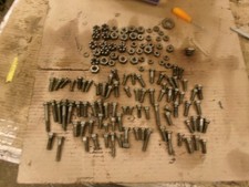 1930 Buick 6 Cylinder Engine Hardware Lot 74 Pieces