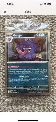 Gengar 050/088 - EB Games Promo - SEALED Pokemon TCG Promo Card EBGames