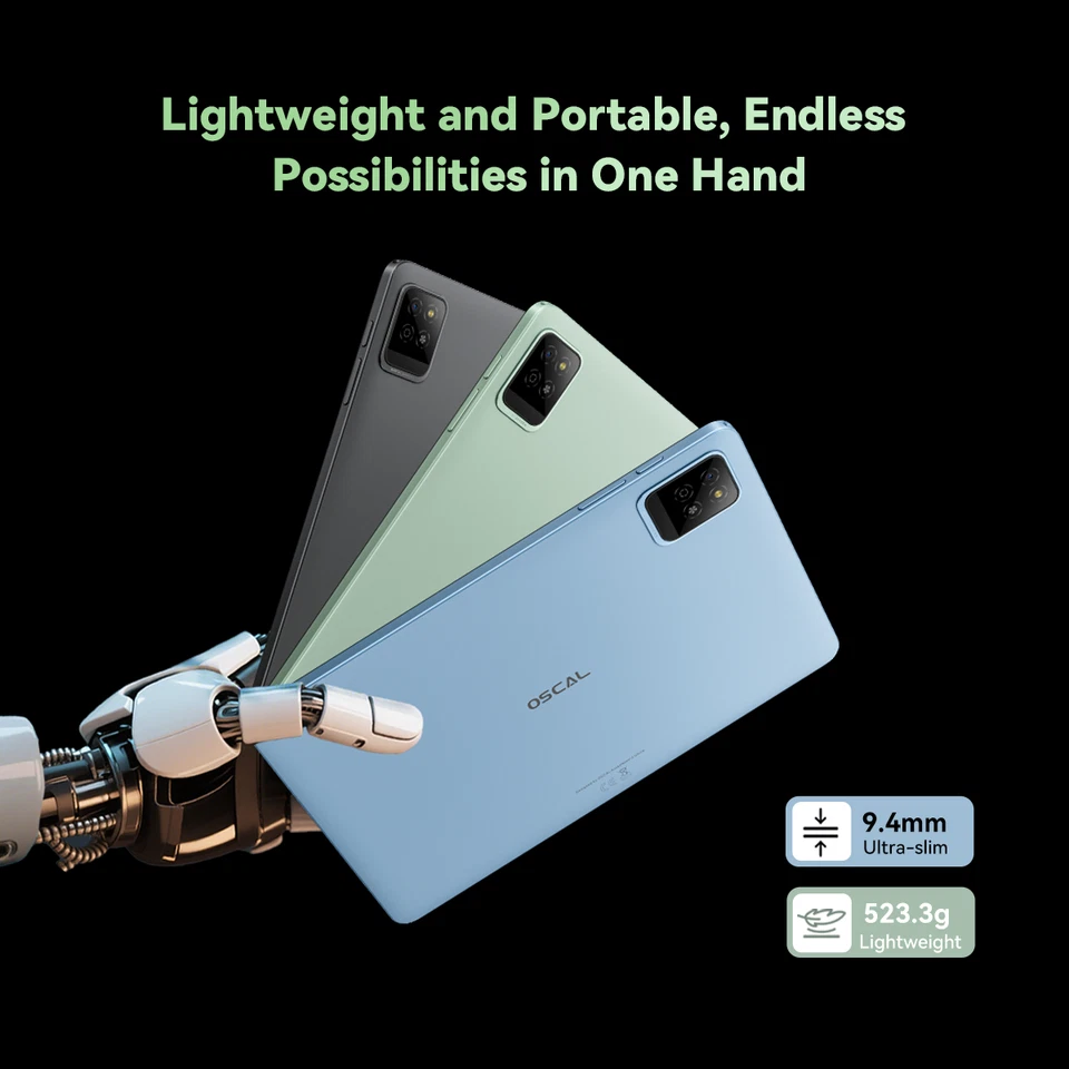 Blackview OSCAL Pad 30 WiFi Tablet 10 Inch Andriod 12GB+128GB 6600mAh Gemini AI - Image 4 of 4