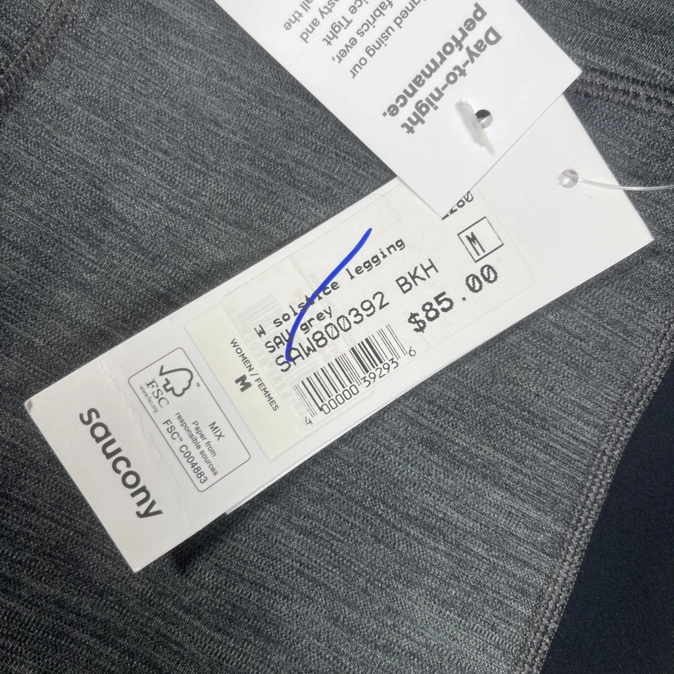 Saucony Solstice Legging Women M Running Reflective Soft-Lined Cold Weather NWT - Image 4 of 4