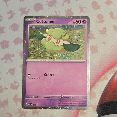 The Pokémon Company Pokémon TCG Cottonee 018 ME Promo Cosmos Holo 60 HP EN