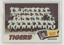 1977 Topps Team Checklist Detroit Tigers Ralph Houk #621 0rl8