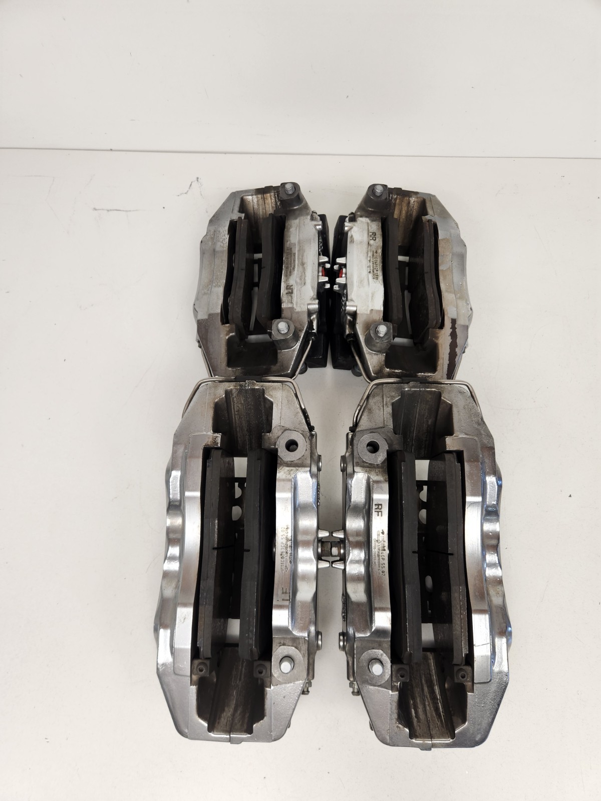 McLaren MP4-12C 2012-2014 Front Brake discs Set Silver