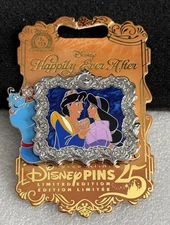 Disney DS Aladdin and Jasmine Happily Ever After Genie LE 2400 Slider Pin