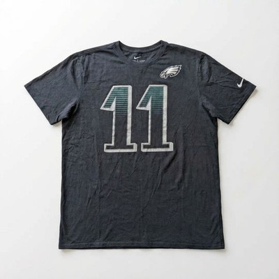 Philadelphia Eagles Nike T-Shirt Herren Carson Wentz 11 Football NFL XL Schwarz