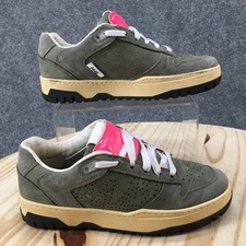 P448 Shoes Womens 36 Sneakers Green Lace Up Round Toe Flats Low Top Comfort
