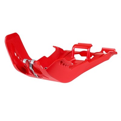 Motorschutzplatte Unterfahrschutz skid plate passt an Beta Rr 250 300 20-24 rot
