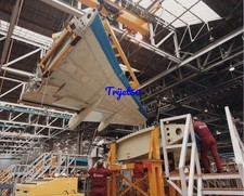 10X8 Colour Photo Fokker 100 Wing Production at Shorts Belfast