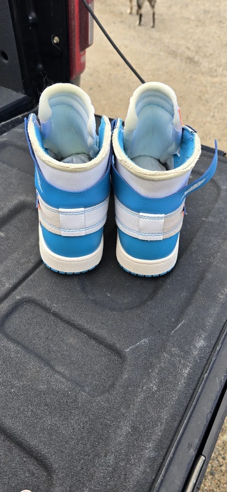 Talla 10 - Jordan 1 Retro OG x Off-White Alto UNC Foto 4 de 4
