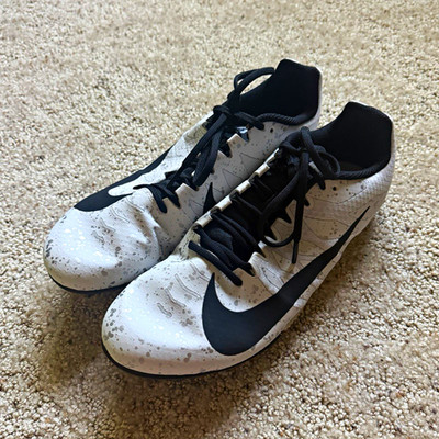 Nike Rival S 9 Running Track Spikes White/Black US 10.5 907564-005