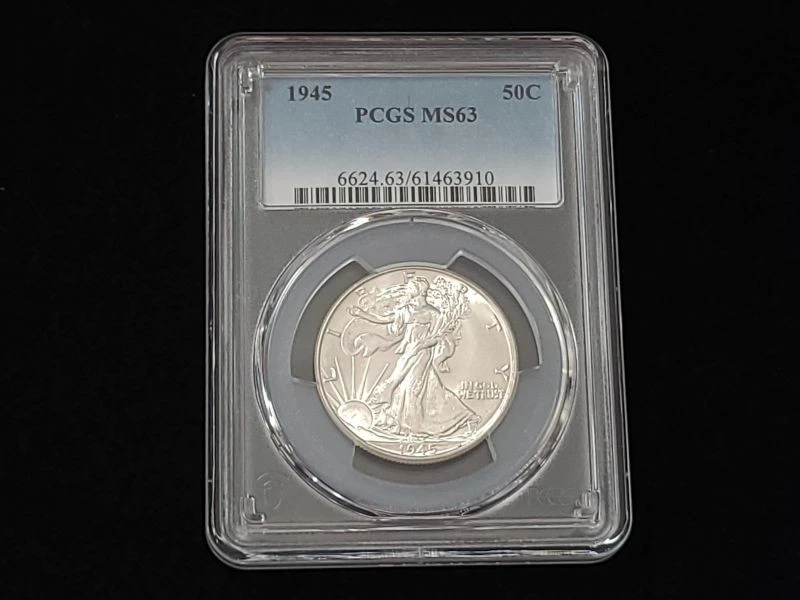 MS 63 Graded 1945 Year Liberty Walking Half Dollars (1916-1947