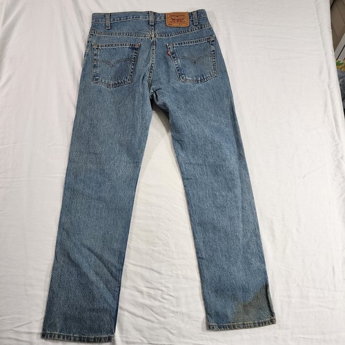 Vintage Levis 505 Mens 32x30 Jeans Straight Leg Regular Fit Denim Made In Canada - Picture 13 of 23