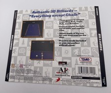 Billiards-Playstation 1-Case Insert Only-No Case