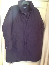 Lands End Ladies 3/4 Length Down Filled Waterproof Outer Coat Large (16-18) New