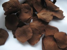 5000 CHOCOLATE ARTIFICIAL SILK ROSE PETALS WEDDING