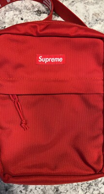 Supreme SS18 Shoulder Bag - Red | eBay