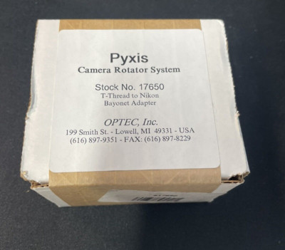Optec Inc #17650 T-Thread to Nikon Bayonet Adapter for Pyxis - New