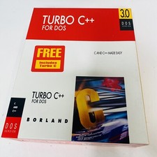 Borland Turbo C++ 3.0 for DOS Complete w/ 5.2...