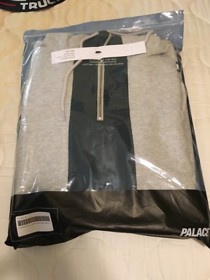Palace Skateboards Quicker Shell Hood Grey Marl Size Large | eBay
