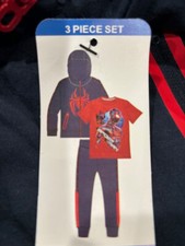 MARVEL SPIDERMAN 3 PC SET NAVY/RED 4T NWT