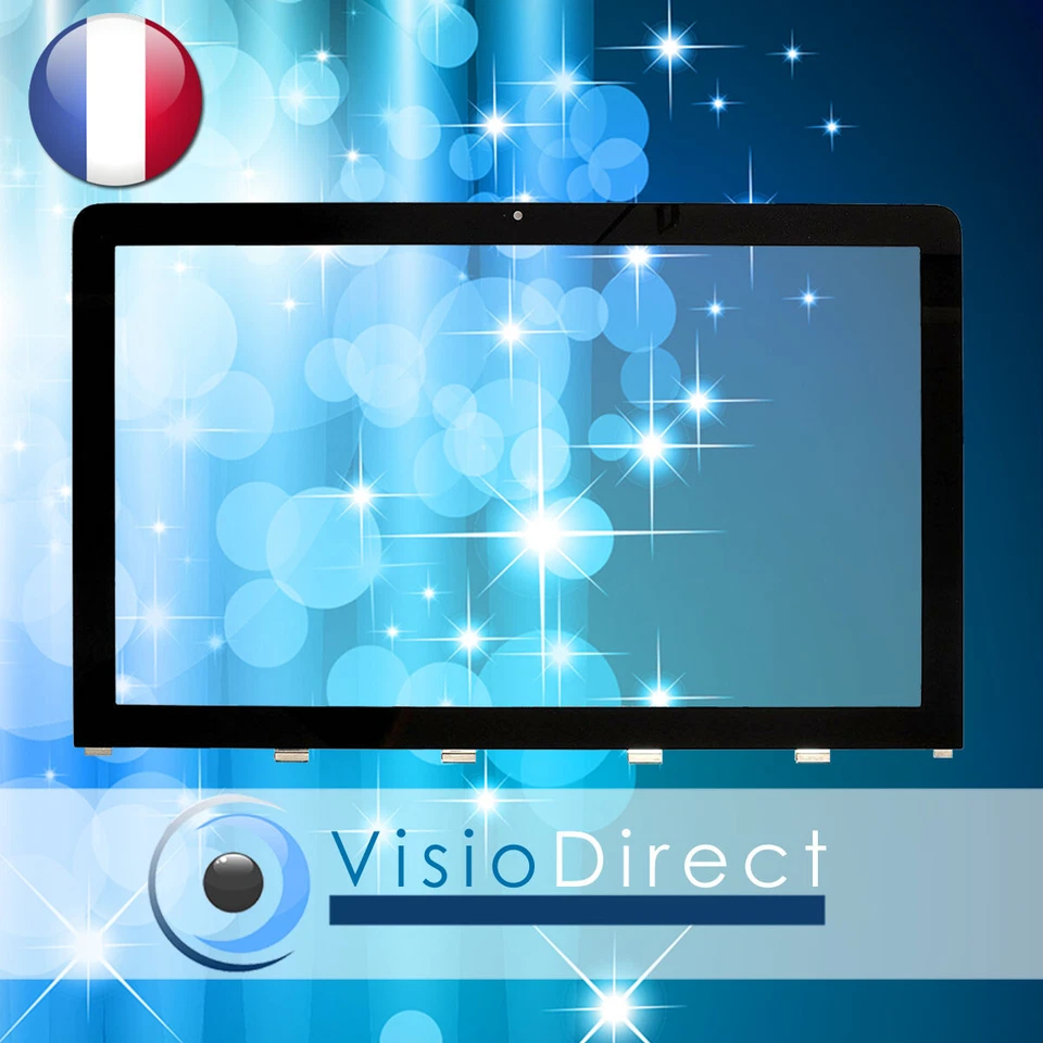 VISIODIRECT Vitre Ecran verre avant pour Apple iMac A1311 21.5" 2009 2010 2011 NOIR