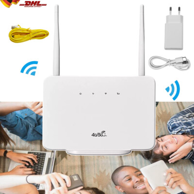 CPE106-E 4G LTE Router WLAN Router 300 Mbit/s WLAN SIM-Kartensteck stabile DHL