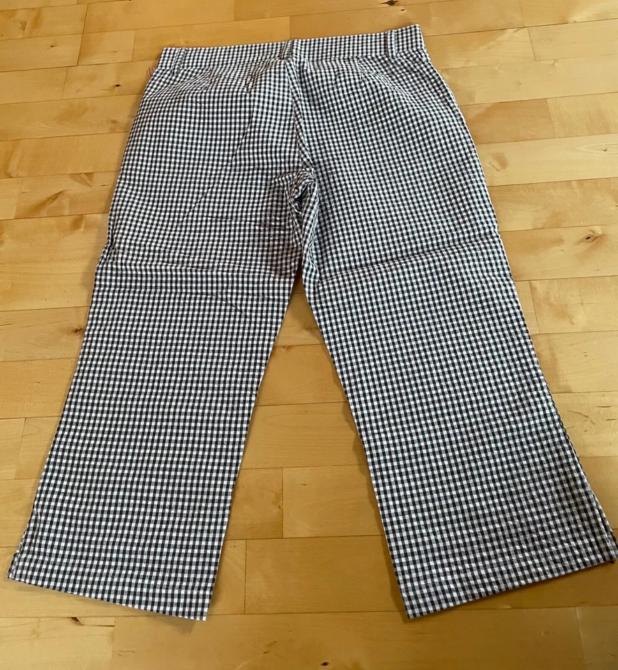 Knickerbocker Hose 3/4Hose Grösse 38 braun weiss Karo Neu Gina Benotti - Bild 3 von 4