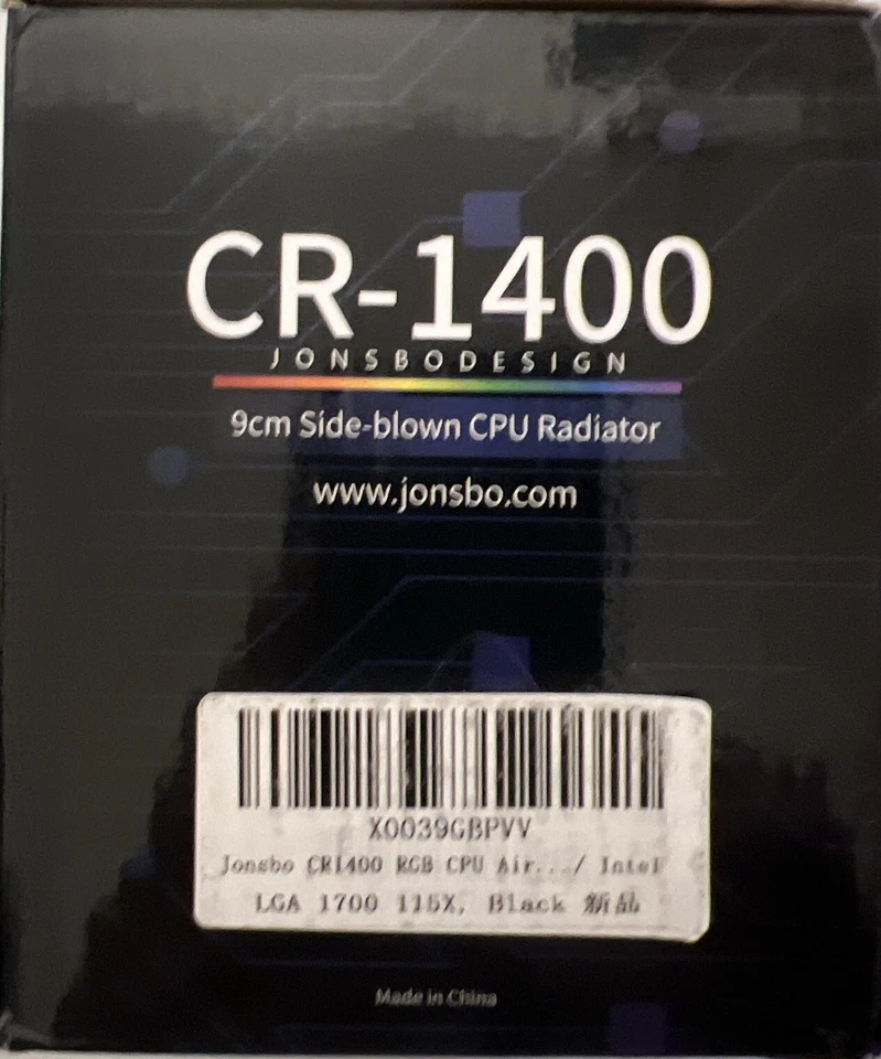 Jonsbro CR-1400 RGB CPU fan (Intel, AMD) - Image 2 of 4