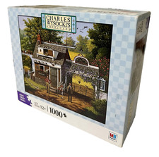 Charles Wysocki Pigeon Pals 1000 Piece Jigsaw Puzzle MB Hasbro, New