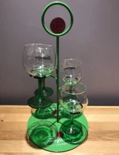 Rare Stunning Party Piece Tanqueray Gin Tree Plus 4 X Tanqueray Gin Glasses