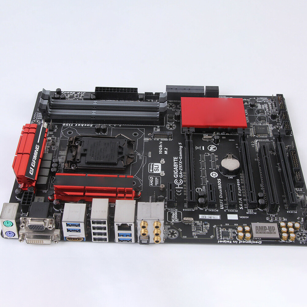 Carte Mère Gigabyte GA-Z97X-SLI REV 1.0 Avec Processeur Intel I3 – Socket LGA 1150 – ATX – Occasion