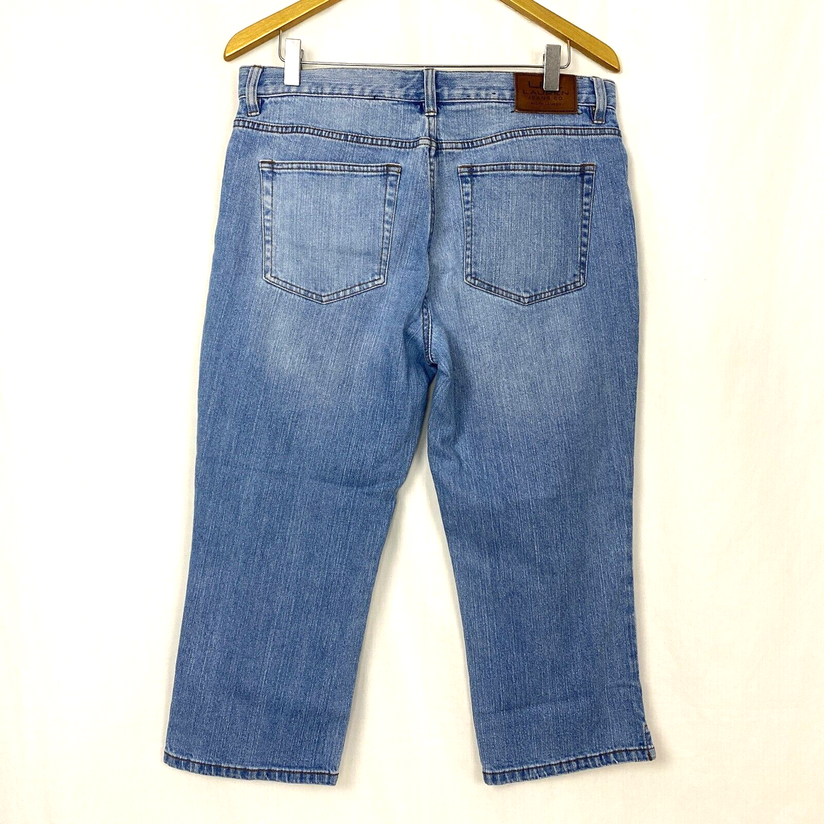 Ralph Lauren Jeans Co Capri Jeans Womens 8 (34x22) Classic Midcalf