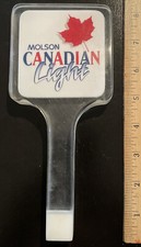 Lucite Molson Canadian Light Tap Handle Beer Keg Bar Brewing Man Cave  10694
