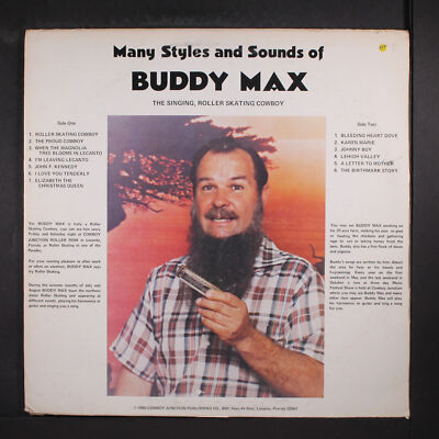 BUDDY MAX: many styles & sounds of COWBOY JUNCTION 12'' LP 33 RPM
