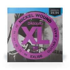 D'Addario XL-Series Fender Bass VI Nickel 24-84 Bass Guitar Strings [EXL156]