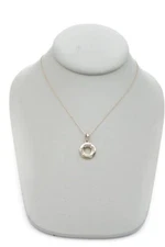 Sterling Silver 925 Pendant Necklace Inspirational Love Much Laugh Often 19.5"