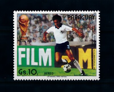 72576] Paraguay 1985 World Cup Football Soccer Mexico From set MNH