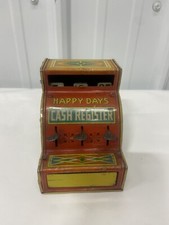 Vintage Tin Toy Cash Register - Happy Days Cash Register -- J. Chein  Co