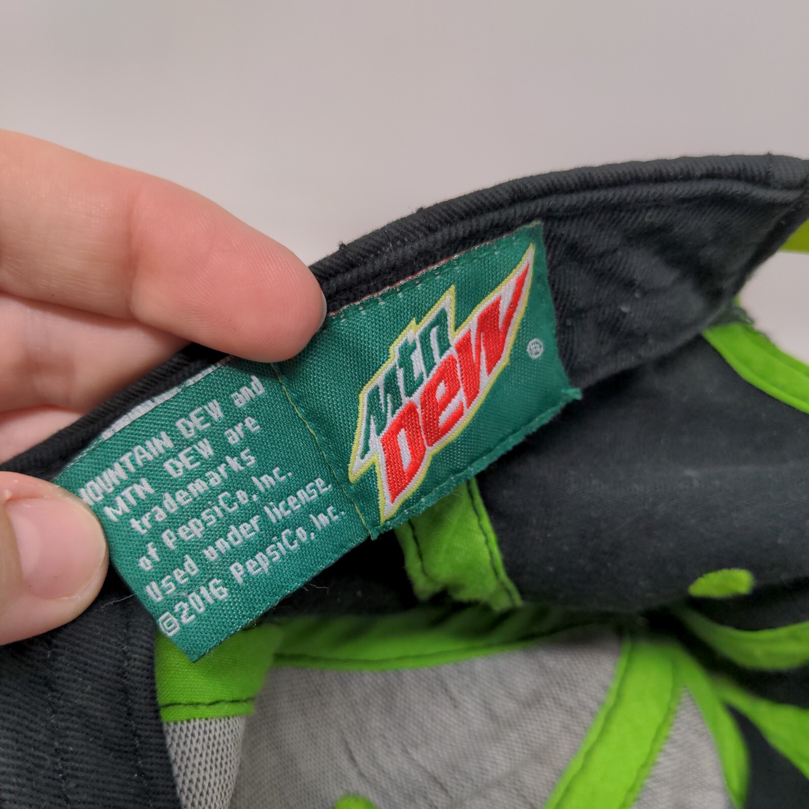 Mountain Dew Snapback Hat Multicolor One Size Adj… - image 7