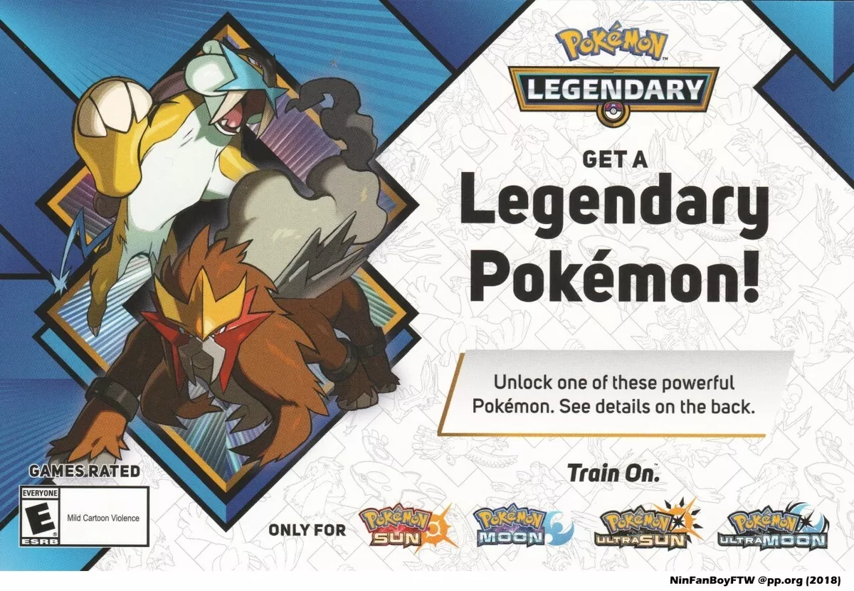 💚 Raikou Event | American 2018 Legends | Pokemon Sword & Shield | UNTOUCHED