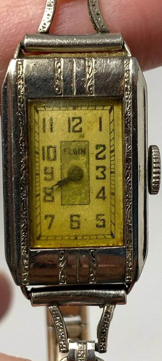 Vintage 20s Or 30s Art Deco ELGIN DE LUXE 10K GOLDFILLED Women\'s Watch Vintage Art Deco Elgin Watch 10K Gold Filled Women main image 4