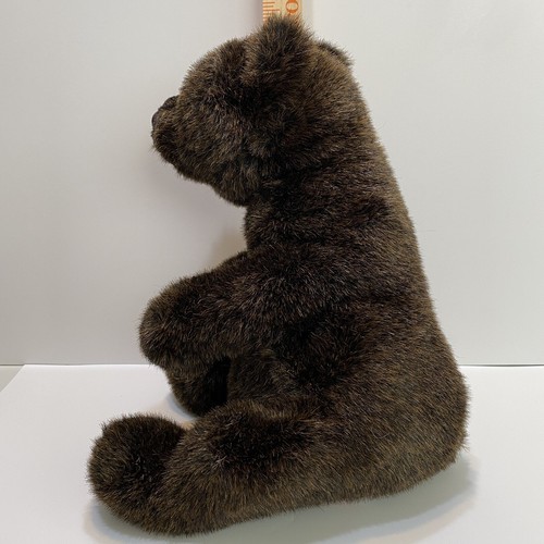 Gund EDDIE BAUER Grizzly Bear Dark Brown 13” Plush Realistic Stuffed Animal - Picture 3 of 8