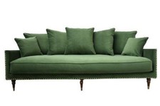 Image of SWOON Winchester Three-seater Sofa in Grass Easy Velvet BRAND NEW (146)
