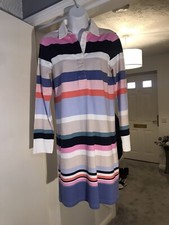 JOULES WINONA MULTISTRIP SHIRT DRESS. 100% Cotton . UK 6. Rrp £49.95 BNWT